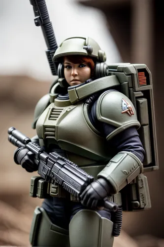 female space marine with visible face,toy photos,combat medic,kosmus,actionfigure,federal army,action figure,game figure,medium tactical vehicle replacement,military robot,storm troops,collectible act