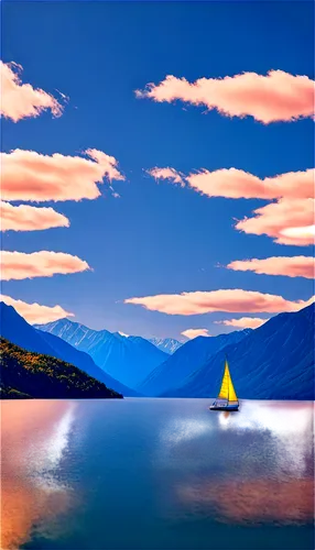 wakatipu,boat landscape,sailing boat,seton lake,sail boat,lake mcdonald,lake thun,twilight on jenny lake,landscape background,sailboat,lake geneva,sailing blue yellow,antorno lake,evening lake,wanaka,lake annecy,south island,glenorchy,geirangerfjord,lake como,Illustration,Japanese style,Japanese Style 20