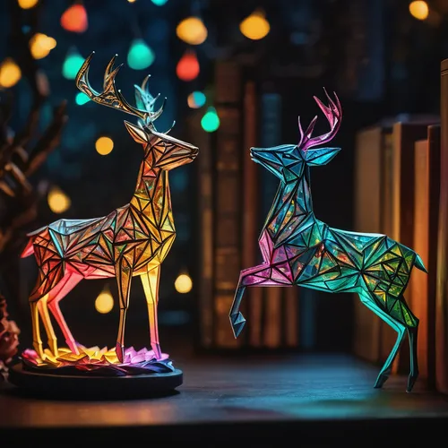 glowing antlers,christmas crib figures,christmas deer,christmas buffalo raccoon and deer,the holiday of lights,sleigh with reindeer,glass yard ornament,christmas animals,festive decorations,reindeer,christmas manger,bremen town musicians,christmas decoration,christmas luminaries,drawing with light,wooden christmas trees,christmas motif,reindeer from santa claus,advent decoration,christmas decorations,Photography,General,Fantasy