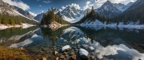 heaven lake,alpine lake,reflections in water,water reflection,lago di carezza,reflection in water,mirror water,water mirror,glacial lake,emerald lake,tianchi,bugaboos,mountain lake,reflection of the surface of the water,shuksan,mountainlake,enchantments,moraine,snowy peaks,autumn mountains