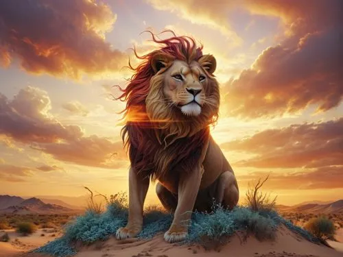 african lion,aslan,lion,leonine,forest king lion,lion - feline,Illustration,Realistic Fantasy,Realistic Fantasy 25