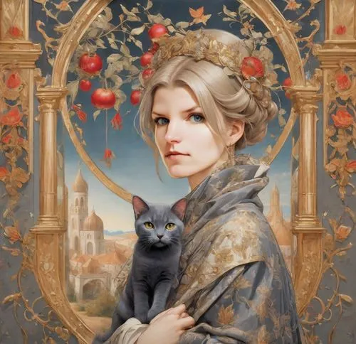 sokurov,frigga,seregil,narcissa,behenna,fantasy portrait,Digital Art,Anime