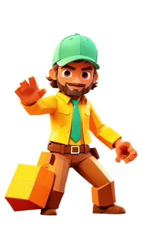 luigi,bricklayer,miner,playmobil,pubg mascot,lego,builder,png image,bob,mario,plumber,skipper,game character,a carpenter,3d model,super mario,toy brick,3d figure,3d man,legomaennchen,Unique,3D,Low Poly