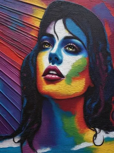 musidora,molko,nielly,popart,graffiti art,grafite,chicanas,bjork,winehouse,streetart,kobra,branca,spraypainted,welin,graffiti,pop art woman,cool pop art,spray paint,street artist,mujer,Illustration,Realistic Fantasy,Realistic Fantasy 25