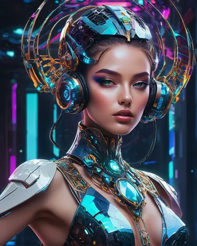 symetra,fantasy portrait,fantasy art,world digital painting,3d fantasy,zodiac sign libra,fantasy woman,sci fiction illustration,cyberpunk,blue enchantress,cg artwork,cyber,fantasy picture,cyborg,cyberspace,aura,scifi,andromeda,computer art,jaya,Conceptual Art,Oil color,Oil Color 07