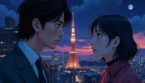 nodame,sky tree,tokyo sky tree,romantic scene,shinran,manhwa