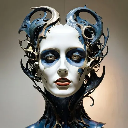 viveros,gorgon,medusa,hirst,artist's mannequin,humanoid,woman sculpture,westerfeld,amidala,planescape,biomechanical,gynoid,sculptor ed elliott,bodypainting,fearnley,vespertine,roversi,voodoo woman,sculptress,dollmaker,Unique,3D,Modern Sculpture