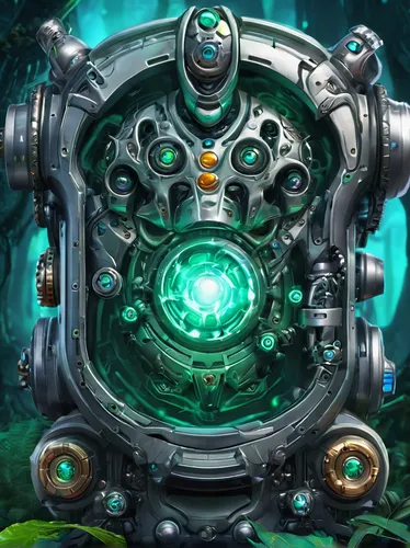 argus,key-hole captain,nautilus,cog,green lantern,aquanaut,cuthulu,green wallpaper,gear shaper,druid stone,artifact,ilightmarine,mechanical,green aurora,medusa gorgon,cogs,clockmaker,green skin,green,4k wallpaper,Conceptual Art,Sci-Fi,Sci-Fi 03