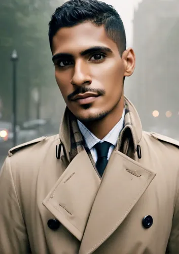 overcoat,pakistani boy,trench coat,black businessman,man with umbrella,yemeni,abdel rahman,white-collar worker,arab,male model,brown sailor,city ​​portrait,indian,a black man on a suit,national parka,frock coat,muslim background,outerwear,coat,inspector