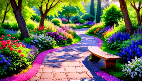 pathway,wooden path,flower garden,forest path,nature garden,walkway,garden bench,gardens,sake gardens,to the garden,spring garden,springtime background,hiking path,towards the garden,cottage garden,walk in a park,flowerbeds,garden,english garden,pathways,Conceptual Art,Daily,Daily 31