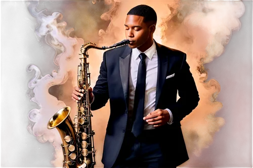 saxophone playing man,man with saxophone,saxophonist,saxman,saxaul,saxophone player,tenor saxophone,saxophone,bluiett,dinehart,saxs,clarinettist,clarinetist,marsalis,jazz,jazzman,trane,wynton,saxophonists,clarinet,Illustration,Realistic Fantasy,Realistic Fantasy 39