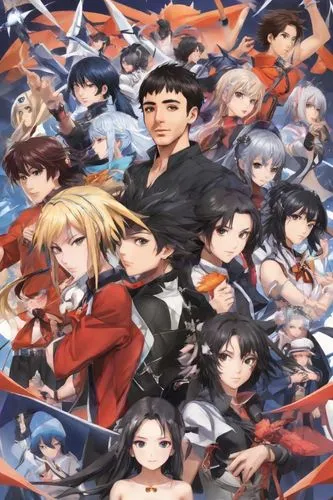 atlus,the fan's background,aksys,katsuhito,shakugan,falcom,Digital Art,Anime