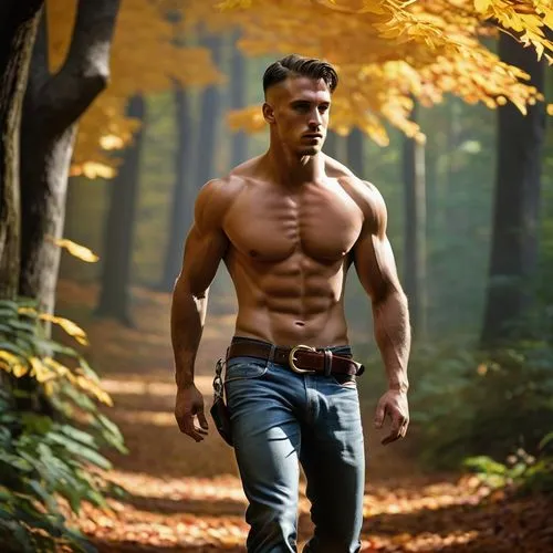 farmer in the woods,male model,forest man,gardener,nature and man,autumn background,autumn walk,jogger,male elf,tarzan,woodsman,kickboxer,fitness model,forest walk,damme,autumn forest,latino,autumn motive,autumn theme,hiker,Illustration,Paper based,Paper Based 23