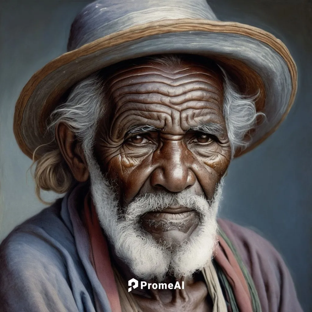 an old man arborigéne,sharecropper,elderly man,namatjira,pensioner,mckennitt,old woman,old man,tarahumara,elder man,old age,munarman,digital painting,aborigine,oldman,shoshone,elderly person,bedouin,n