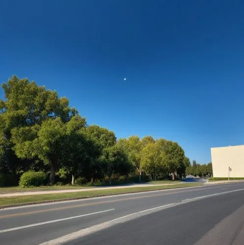 中午，天空无云，街道，人行道,aerospace manufacturer,360 ° panorama,scott afb,street view,home of apple,pano,paved square,northrop grumman,general atomics,film studio,palo alto,panoramic photo,parking lot,security l