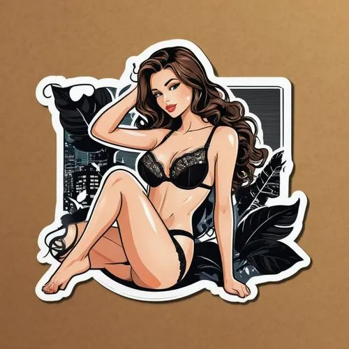 fujiko,clipart sticker,sticker,pin-up girl,retro pin up girl,pin up girl,stickers,sportsticker,valentine pin up,seidensticker,stiker,watercolor pin up,valentine day's pin up,christmas pin up girl,pin-up model,asami,pregnant woman icon,decal,pin ups,retro pin up girls,Unique,Design,Sticker