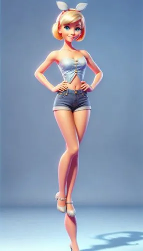 the beach pearl,bobinska,barbie,elastigirl,3d figure,radebaugh