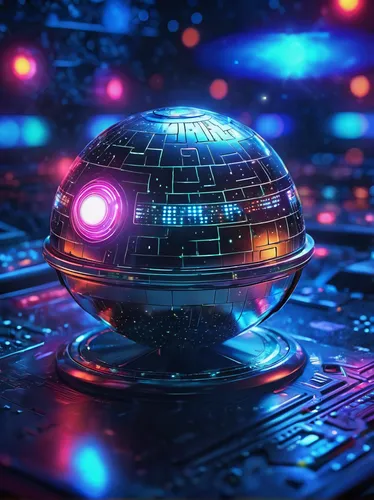 bb8-droid,bb-8,bb8,droid,disco,cinema 4d,orb,r2-d2,sci-fi,sci - fi,disco ball,plasma bal,cg artwork,lensball,3d render,scifi,sci fi,cyberspace,prism ball,r2d2,Illustration,Realistic Fantasy,Realistic Fantasy 38