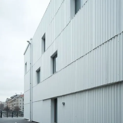 metal cladding,epfl,konsthall,facade panels,cladding,glass facade,newbuilding,arkitekter,vitra,architectes,kunstverein,unimodular,architekten,modern building,passivhaus,white buildings,industrial building,plattenbau,bicocca,cubic house,Photography,General,Realistic