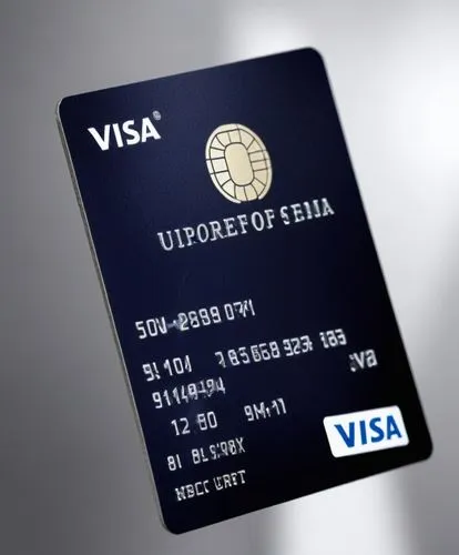 a visa card with a visa stamped on it,visa card,visa,debit card,eurocard,farecard,cheque guarantee card