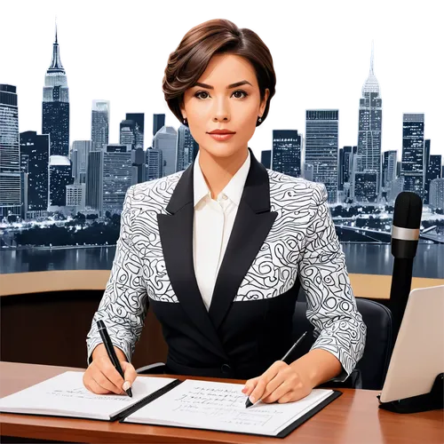 anchorwoman,newswoman,newscaster,newsreader,newswomen,sherine,blur office background,newscast,presenter,secretaria,businesswoman,newscasters,anchorperson,newswatch,newscasting,tv reporter,channelnewsasia,business woman,newsreaders,secretarial,Illustration,Black and White,Black and White 05