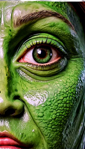 woman frog,green skin,bodypainting,ogress,voigt,crocodile woman,hulka,greeniaus,perroncel,reptilian,face painting,chromakey,oger,sleestak,silurian,elphaba,greenscreen,body painting,gamora,face paint,Conceptual Art,Fantasy,Fantasy 27