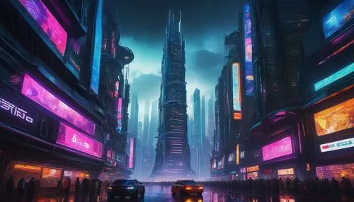 cybercity,cyberpunk,futuristic landscape,metropolis,shinjuku,cityscape,bladerunner,cybertown,futuristic,fantasy city,shanghai,polara,guangzhou,dystopian,coruscant,cyberworld,tokyo city,cyberscene,microdistrict,cyberia,Art,Classical Oil Painting,Classical Oil Painting 16