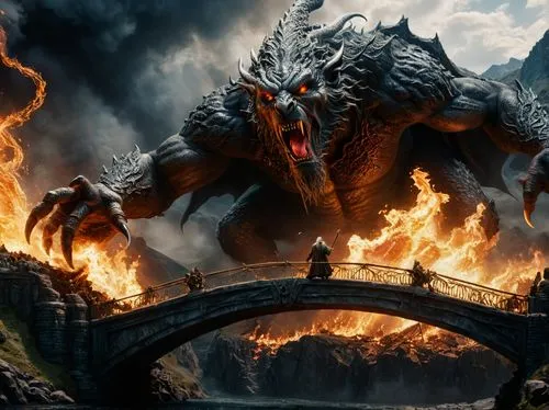 dragon bridge,glaurung,dragon fire,black dragon,dragonfire,firedrake,Photography,General,Fantasy