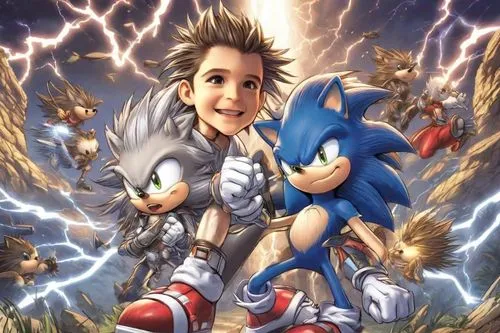 tenkrat,sonicnet,sonic,electronical,sonicblue,sega,Digital Art,Comic