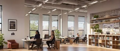 reading room,modern office,loft,bookbuilding,lofts,gensler,creative office,daylighting,celsus library,offices,collaboratory,bookseller,bureaux,libraries,study room,bobst,bookshelves,coworking,bibliotheca,working space,Illustration,American Style,American Style 04