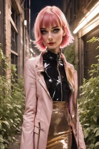 mesmero,xcx,pink leather,romanoff,neopolitan,grimes,Digital Art,Character Design