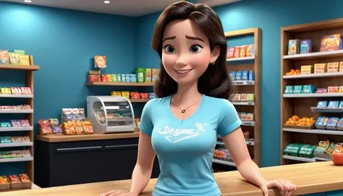 cashier,salesgirl,farmacias,shopkeeper,saleslady,cute cartoon character,nutritionist,girl in t-shirt,storeowner,farmacia,innoventions,barista,pharmacist,proprietress,waitress,saleswoman,pharmacie,real roxanne,shoplifter,acuvue,Unique,3D,3D Character