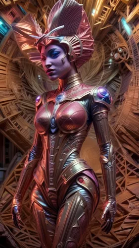 symetra,darth talon,neon body painting,goddess of justice,cirque du soleil,png sculpture,alien warrior,rides amp attractions,nebula guardian,widowmaker,garuda,valerian,fantasy woman,andromeda,bodypainting,sci fi,lopushok,mystique,voodoo woman,allies sculpture