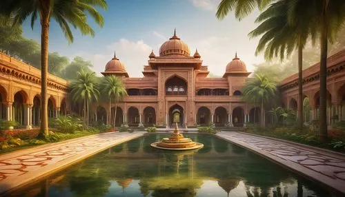 water palace,agrabah,qutub,diwan,gurukul,dorne,bathhouse,durbar,asian architecture,anantara,theed,chhatra,mamounia,rohm,haveli,riad,safdarjung,deccan,harmandir,gurdwaras,Art,Classical Oil Painting,Classical Oil Painting 23