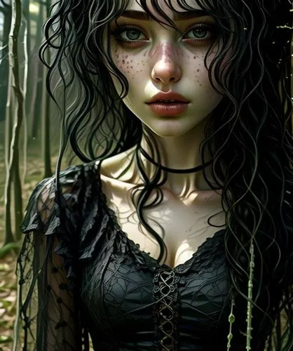 gothic woman,the enchantress,gothic portrait,fantasy portrait,mystical portrait of a girl,goth woman,fantasy art,faery,dryad,rusalka,fairy tale character,gothic fashion,faerie,gothic,vampire woman,splintered,fantasy woman,fantasy picture,sorceress,dark art