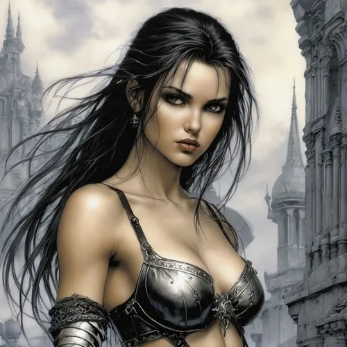 dark elf,female warrior,yavana,fantasy woman,xena,sindel,Photography,General,Realistic