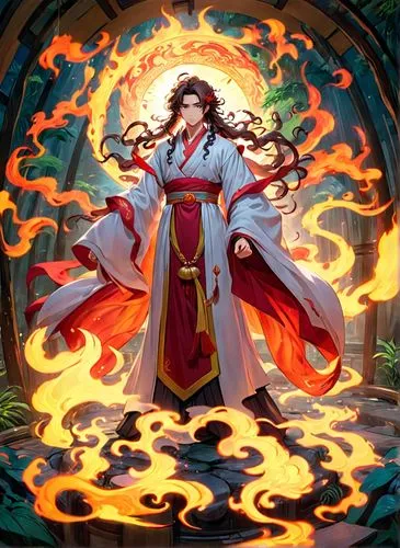 qingyi,azula,guangzhao,amaterasu,diaochan,rongfeng,Anime,Anime,Traditional