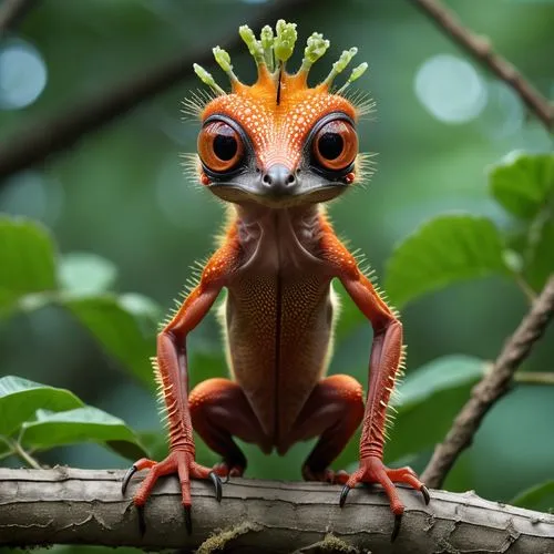 red eft,ring-tailed iguana,malagasy taggecko,coral finger frog,red-eyed tree frog,coral finger tree frog,agamid,madagascan,furcifer,gecko,strigiformes,korowai,psittacus,wonder gecko,katak,madagascans,polyergus,madagascar,cuban tree frog,tarsier,Photography,General,Realistic