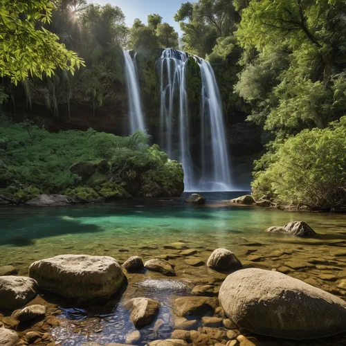 erawan waterfall national park,green waterfall,brown waterfall,wasserfall,water falls,waterfalls,water fall,mountain spring,waterfall,cascading,new south wales,bridal veil fall,cheonjiyeon falls,green trees with water,a small waterfall,flowing water,water flowing,natural scenery,landscape photography,krka national park,Photography,General,Realistic