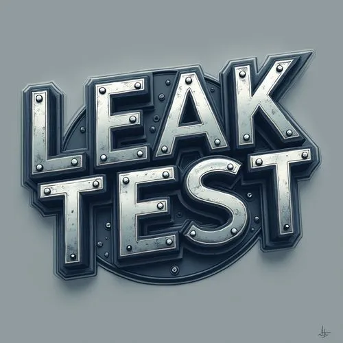 Prompt Title: Leak Test Station Text Overlay

Background: Transparent

Text: 

"Leak Test Station"
Font and Style:

**Prompt for Text-to-Image Overlay:**

Create an overlay text that reads "Leak Test 