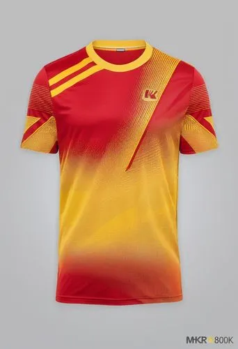 t shirt jersey red and yellow color ,a shirt that has yellow and red colors,jagiellonia,monarcas,maillot,syrianska,herediano,dukla,Photography,General,Realistic