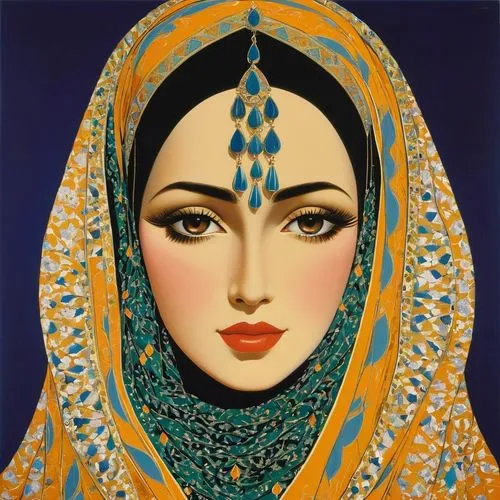 uzbek,rajavi,maharani,mastani,iranian,sheherazade,tajikistani,arabian,persia,masoumeh,orientalist,fatemeh,tunisienne,bahakel,muslim woman,hayat,farrokhzad,kazakhstani,safronov,gholamhossein,Illustration,Retro,Retro 26