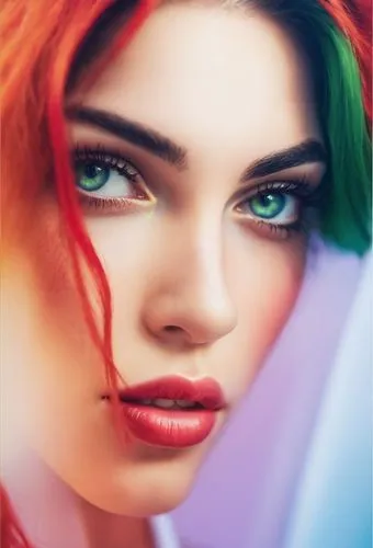 triss,neon makeup,vibrant color,vibrantly,jingna,technicolour,heterochromia,intense colours,colorfulness,toucouleur,colorful,colorful background,mesquida,retouching,behenna,colourist,colorful bleter,s