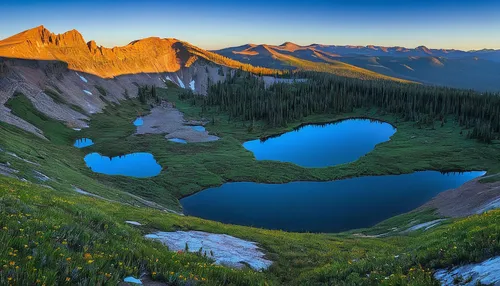 alpine lake,heaven lake,crater lake,emerald lake,two jack lake,glacial lake,bow lake,high mountain lake,mountain lake,british columbia,alpine meadow,dove lake,mountain meadow,slowinski national park,canadian rockies,moraine,beautiful lake,united states national park,western tatras,mountainlake,Illustration,Realistic Fantasy,Realistic Fantasy 18