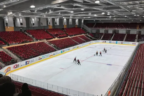 Envision a powerful women's short program in a grand and majestic arena.,adler arena,kettunen center,college ice hockey,ice hockey position,ice hockey,sport venue,arena,the ice,rink bandy,ice hockey e