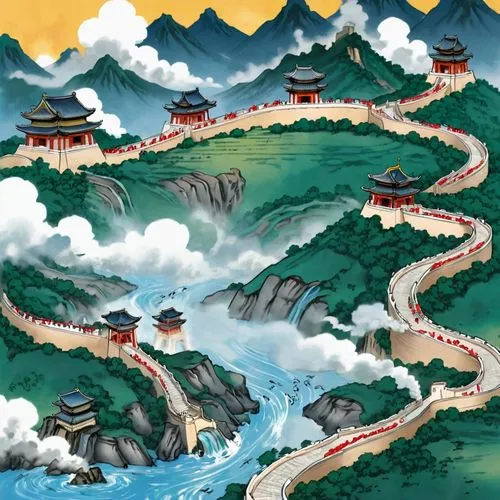 dragon bridge,wudang,dragon boat,tianxia,yashima,shenlong,Unique,Design,Infographics