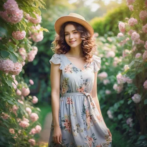 girl in flowers,beautiful girl with flowers,floral background,vintage floral,floral dress,girl in a wreath,romantic portrait,flower background,japanese floral background,girl in the garden,springtime background,tree anemone,spring background,country dress,portrait photography,girl in a long dress,vietnamese woman,floral,flower fairy,vintage woman,Illustration,Realistic Fantasy,Realistic Fantasy 15