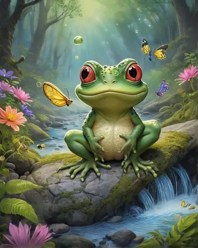 frog background,kawaii frog,pond frog,frog through,kawaii frogs,frog gathering,frog king,water frog,amphibian,green frog,frog,frog prince,wallace's flying frog,hyla,bull frog,running frog,amphibians,frog figure,true frog,spring background,Illustration,Abstract Fantasy,Abstract Fantasy 23