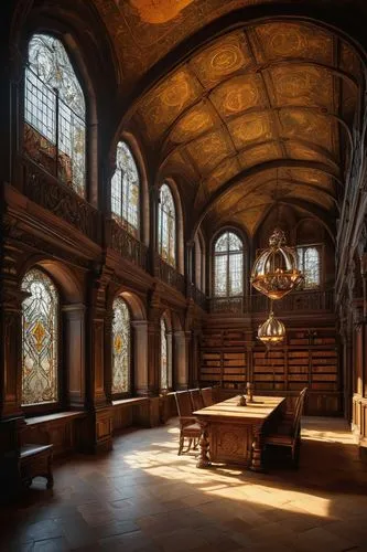 rijksmuseum,courtroom,empty interior,ornate room,hammerbeam,maulbronn monastery,schoolroom,wooden church,dandelion hall,schoolrooms,reading room,cochere,lecture hall,sanctuary,kronborg,baroque,sacristy,scriptorium,danish room,sheldonian,Illustration,Paper based,Paper Based 02