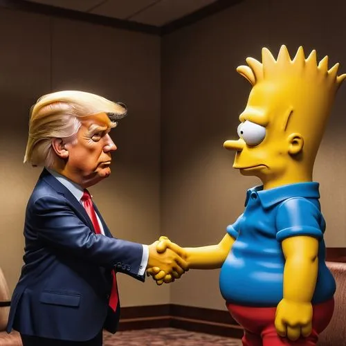 simpsons,shaking hands,shake hands,handshake,simpson,hand shake,Photography,General,Realistic